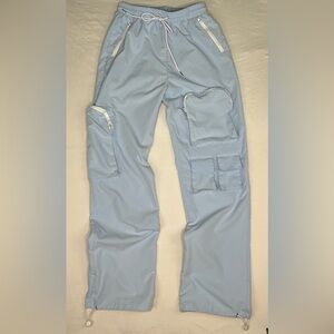 Hot & Delicious Light Blue Cargo Pants